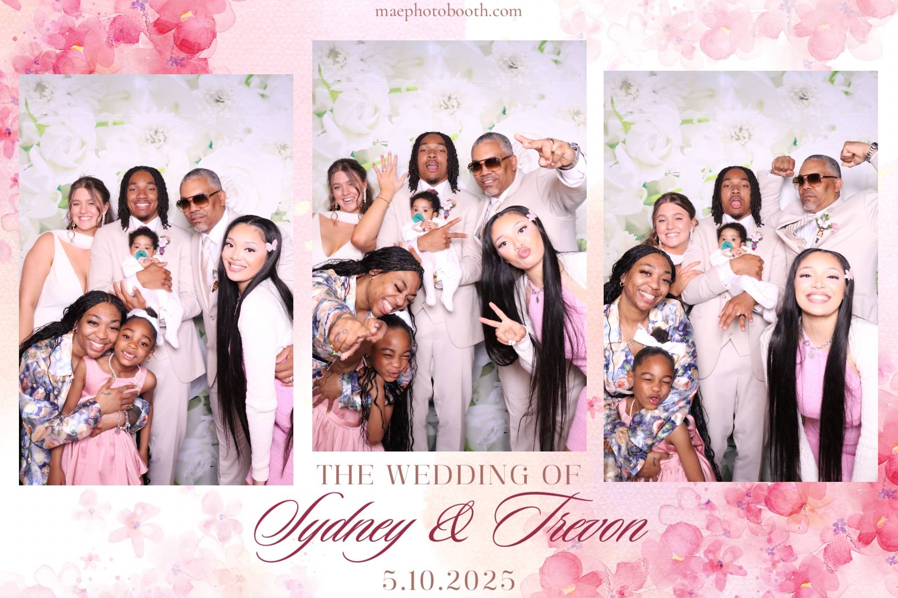 Mae Photo Booth LLC Setup for Sydney and Trevon Wedding Event